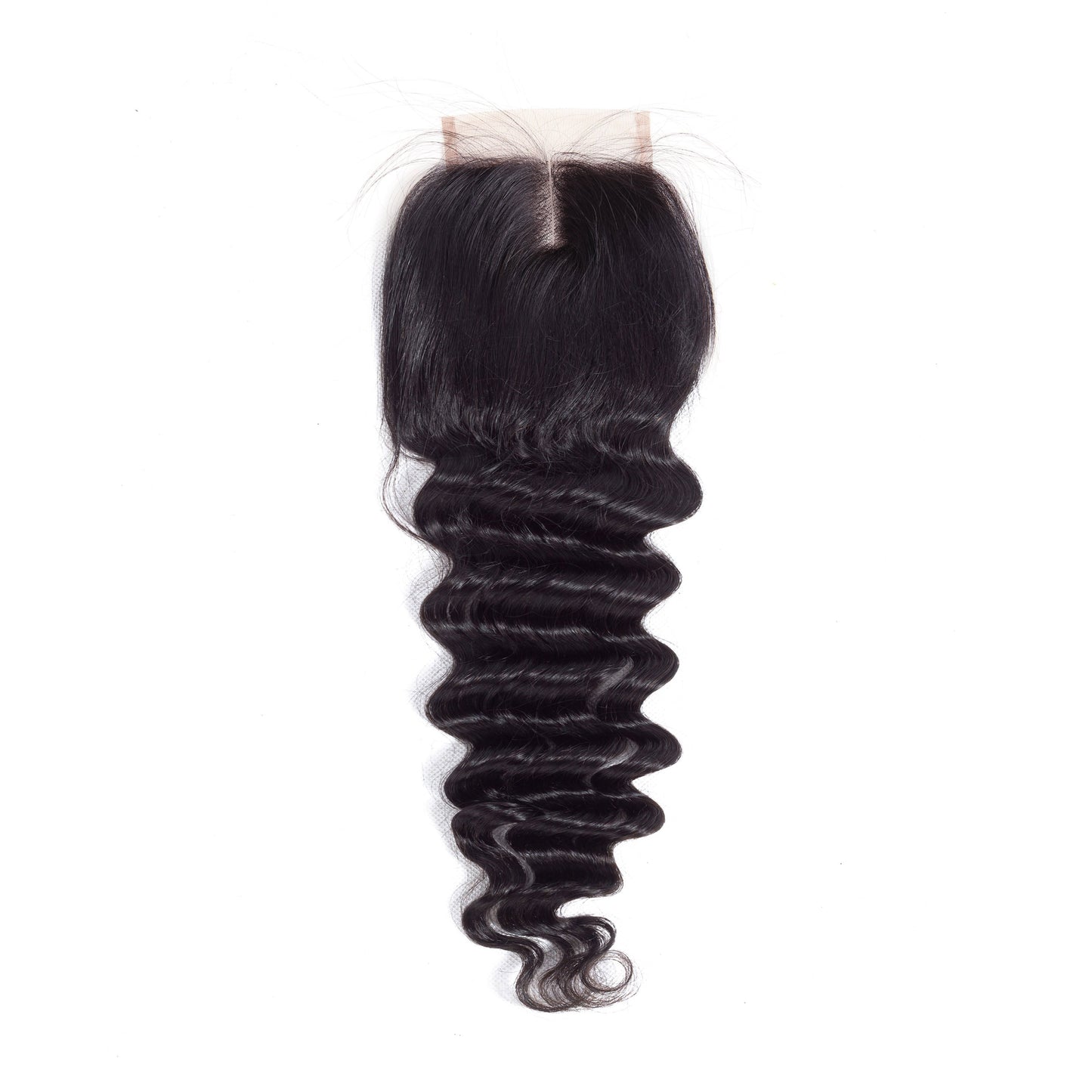 Loose Deep Wave Bundles With Lace Closure 12A Brazilian Virgin Human Hair Weave