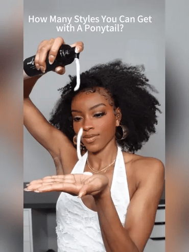 Afro Kinky Curly Hair Ponytail Extensions Clip in Drawstring Ponytail Human Hair Extensions