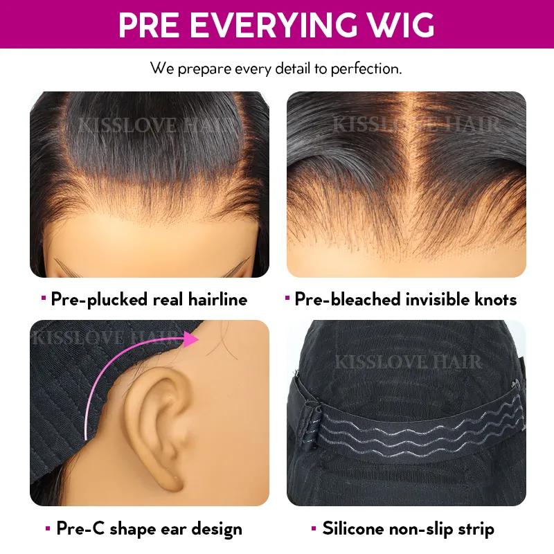 [Wear & Go] Pre-Everything Glueless 4x4/6x4.5/10x6 Lace Front Wigs Loose Deep Wave