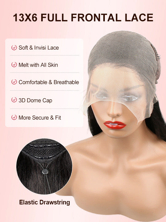 #30 Brown Wig 5x5 13x4 13x6 Lace Front Wigs 3D Body Wave Virgin Human Hair Wigs