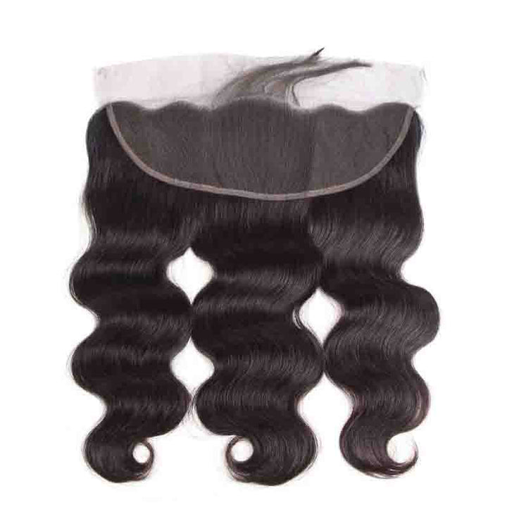 13x4 HD Transparent Lace Frontal Closure Brazilian Virgin Human Hair