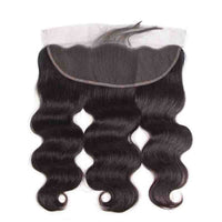 13x4 HD Transparent Lace Frontal Closure Brazilian Virgin Human Hair