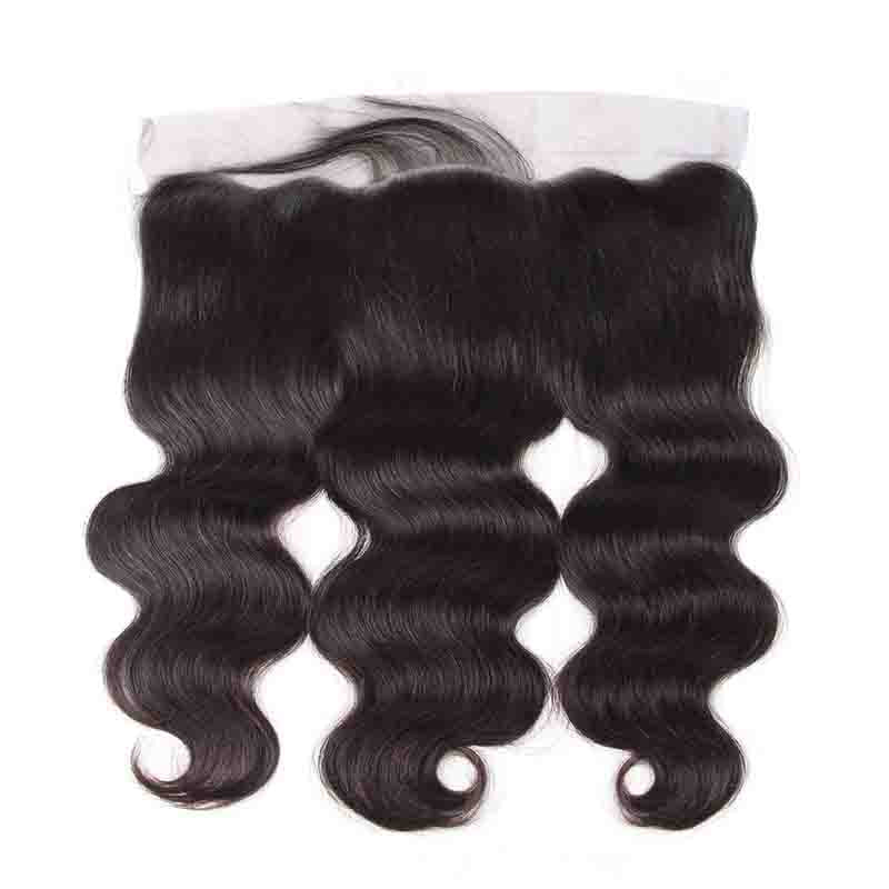 13x4 HD Transparent Lace Frontal Closure Body Wave Brazilian Virgin Human Hair