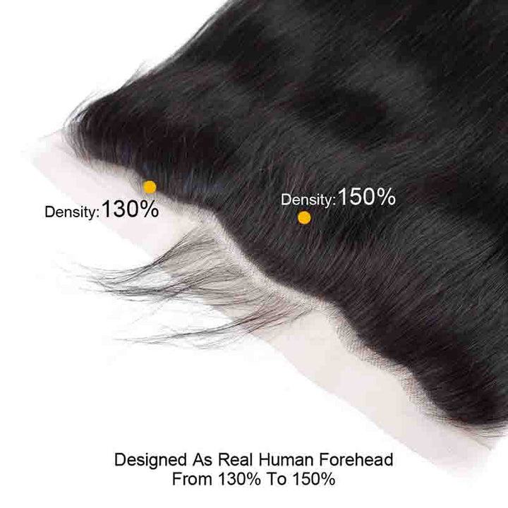 13x4 HD Transparent Lace Frontal Closure Brazilian Virgin Human Hair