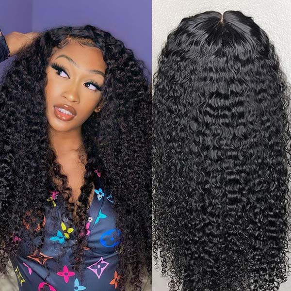 [Wear & Go] Glueless Wig Jerry Curly Hair 4x4/5x5/6x4.5 Lace Closure Wig 14A Virgin Hair