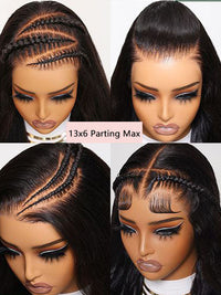 Layered Wig Straight Hair 99J Burgundy Pre Styled 13x6 Lace Front Human Hair Wigs