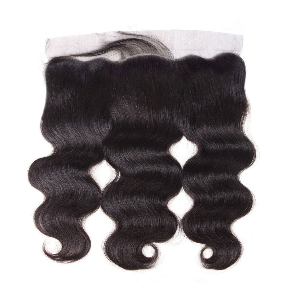 Body Wave 3 Bundles With 13*4 HD Lace Frontal Closure 10A Brazilian Human Hair Weave