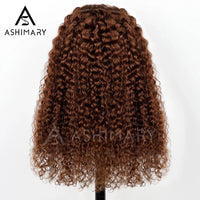 Chocolate Brown Water Wave Invisi Strap Snug Fit 360 Melting Lace Frontal Bleached Knots Glueless Lace Wig