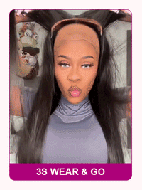 [Wear & Go] Pre-Everything Glueless 6x4.5/10x6 Lace Wig Bone Straight Human Hair Wigs