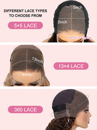 Ombre Brown Hair With Black Roots 5x5 13x4 13x6 Lace Wigs Straight Human Hair Wigs