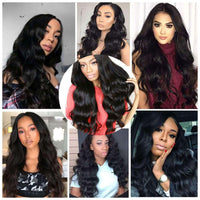 Body Wave 4*4 Transparent HD Lace Closure Wig Glueless Lace Front Human Hair Wigs