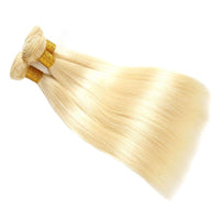 613 Honey Blonde Bundles Silky Straight Hair 12A Virgin Human Hair Weave