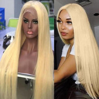 5*5 HD Lace Wigs 613 Blonde Hair Straight Brazilian Virgin Human Hair Wigs