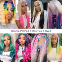 5*5 6*6 HD Lace Wigs 613 Blonde Hair 3D Body Wave Brazilian Virgin Human Hair Wigs