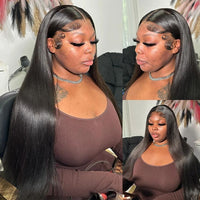 [Wear & Go] Air Wig Silky Straight 13x4 HD Lace Wigs 14A Virgin Hair