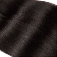 4*4 Lace Closure With Bundles Silky Straight 10A Virgin Human Hair Weave