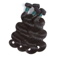 5x5 HD Lace Closure With Bundles Body Wave 12A Brazilian Virgin Human Hair Weave