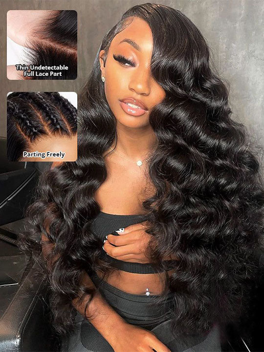 13x6 Lace Frontal Wig Ready to Wear Glueless Loose Deep Wave Wigs