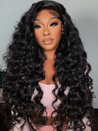 13x6 Lace Frontal Wig Ready to Wear Glueless Loose Deep Wave Wigs