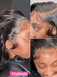 Pre Styled Efortless Chic Layer 13x6 Full Lace Frontal Wig High Density Peacock Curls Glueless Ready to Wear Wig