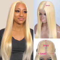 5*5 HD Lace Wigs 613 Blonde Hair Straight Brazilian Virgin Human Hair Wigs