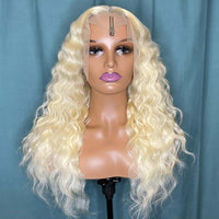 613 Honey Blonde Hair 13x4 HD Lace Front Human Hair Wigs 3D Body Wave