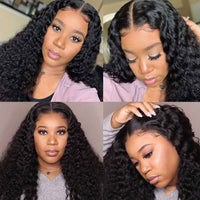 [Wear & Go] Bleached Knots Glueless 5x5/6x4.5 Lace Front Human Hair Wigs Deep Wave