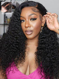 Bye Bye Knots 13x6 Lace Frontal Wig Water Wave Pull & Go Drawstring Glueless Wigs