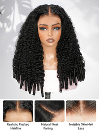 Kisslove Hair Burmese Curly 360 Lace Wig Pre Everything Invisi Drawstring Colored Human Hair Wigs