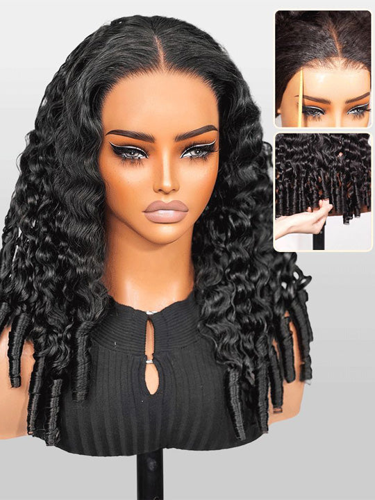 Kisslove Hair Burmese Curly 360 Lace Wig Pre Everything Invisi Drawstring Colored Human Hair Wigs