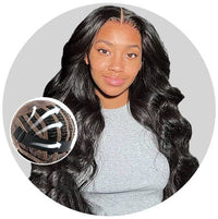 5*5 HD Lace Wigs Body Wave Glueless Wig 14A Brazilian Virgin Human Hair