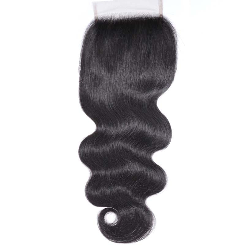 4x4 Lace Closure Straight / Wavy / Curly Human Hair Closures