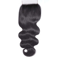 4x4 Lace Closure Straight / Wavy / Curly Human Hair Closures
