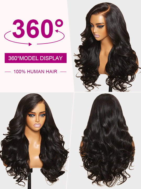 [Wear & Go] Pre-Everything Glueless 5x5/6x4.5/10x6 HD Lace Wig 3D Body Wave Virgin Human Hair