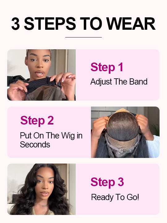 [Wear & Go] Pre-Everything Glueless Air Wig 3D Body Wave 4x4/6x4.5/13x4 Lace Front Wigs