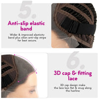 5*5 HD Lace Wigs Body Wave Glueless Wig 14A Brazilian Virgin Human Hair