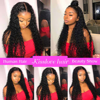 13x4 HD Lace Frontal With Bundles Deep Wave 12A Brazilian Virgin Hair Weave