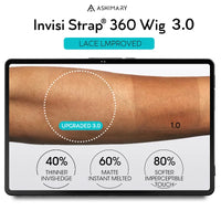 Newborn Hairline Kinky Body Wave Invisi Strap Glueless 360 Lace Frontal  Pre-Everything Natural Wig