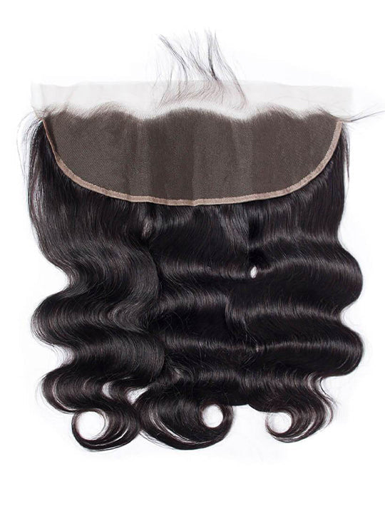 13x4 HD Transparent Lace Frontal Closure Body Wave Brazilian Virgin Human Hair