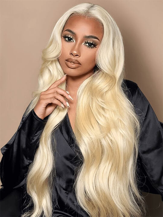 5*5 6*6 HD Lace Wigs 613 Blonde Hair 3D Body Wave Brazilian Virgin Human Hair Wigs