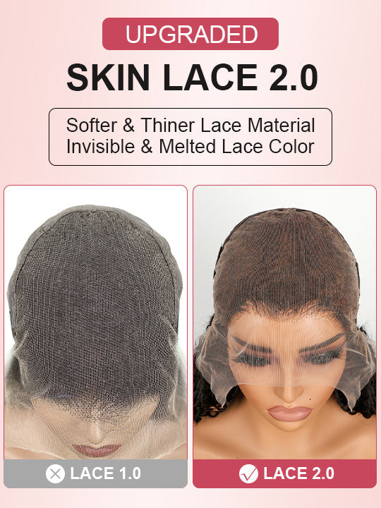 Ombre Black To Brown Light Yaki Straight Wig 4x4/6x4.5/13x4 Pre Max Pull Go Drawstring Wig