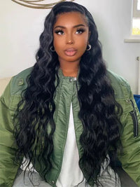 38 40 Inches Long Wig Loose Deep Wave Virgin Human Hair 13x4 Lace Frontal Wigs