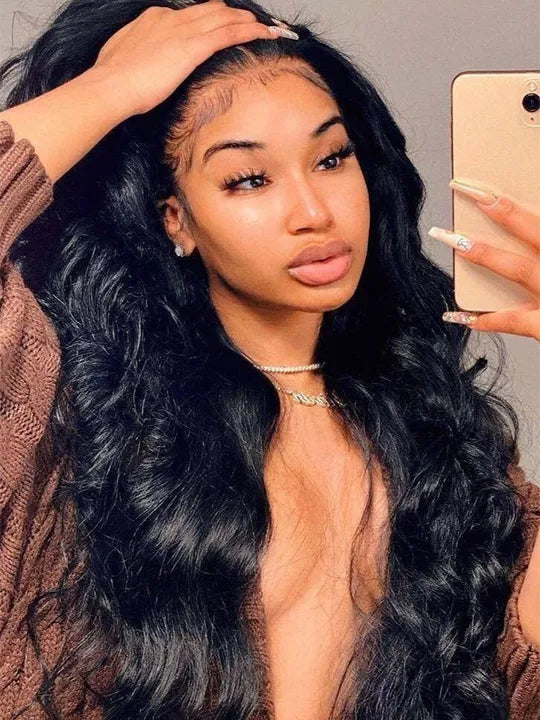 40 Inch Long Body Wave Wig Mermaid Hair 13x4 HD Lace Frontal Pull & Go Human Hair Wigs