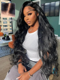 38 40 Inches Long Wig Pre Plucked 13x4 Transparent Lace Frontal Wig Glueless Wigs