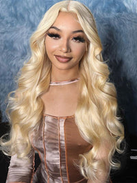 5*5 6*6 HD Lace Wigs 613 Blonde Hair 3D Body Wave Brazilian Virgin Human Hair Wigs