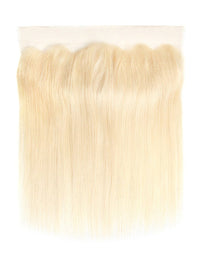 613 Honey Blonde Hair 13*4 Lace Frontal Closure Straight Virgin Human Hair