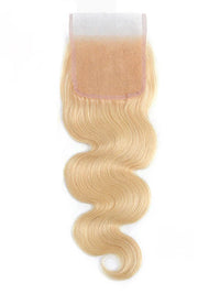 Ash Blonde Bundles With 5x5 13x4 Lace Frontal Closure Body Wave Human Hair