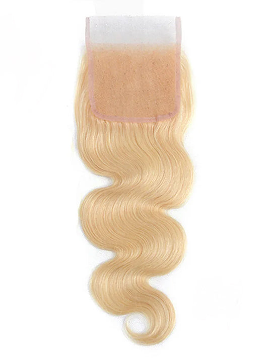 Ash Blonde Bundles With 5x5 13x4 Lace Frontal Closure Body Wave Human Hair