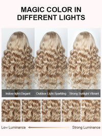 [Flash Sale] Ash Blonde Hair 13x4 Transparent Lace Front Wig 250% Density