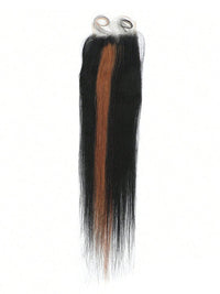 Brown Balayage Bundles With 5x5 13x4 Lace Frontal Closure Straight Human Hair